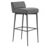 Liang Eimil Coltrane Bar Stool with Boucle Sand Fabric - Thumbnail 7