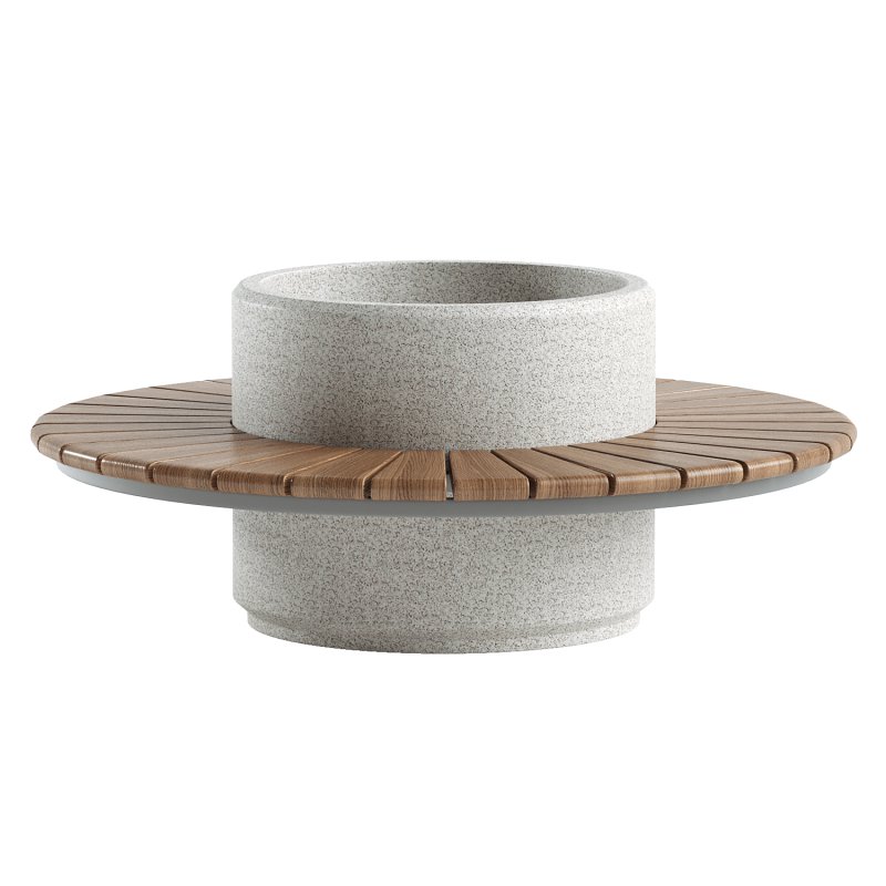 ROUND PLANTER BENCH 194 - Image 1