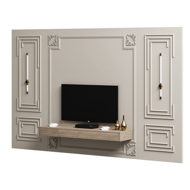 Modern TV Wall 08 - Image 3