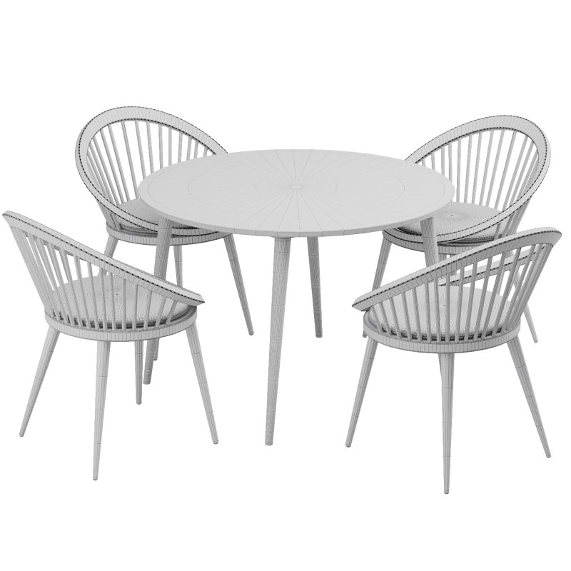 Dinning chair and table257 - Image 4