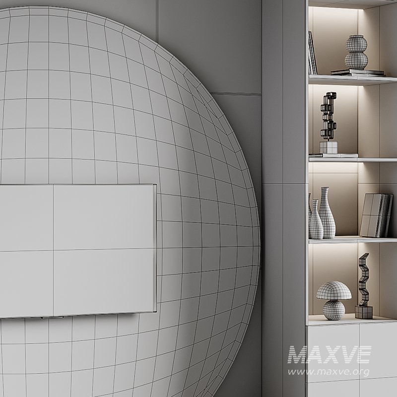 Modern TV Wall 017 - Image 15