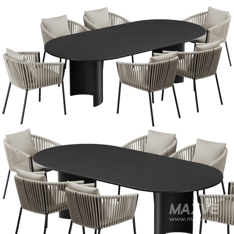 Dinning chair and table251 - Image 1