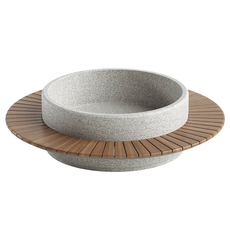 ROUND PLANTER BENCH 275 - Image 3