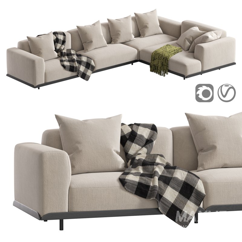 Arflex Claudine L Sofa - Image 4