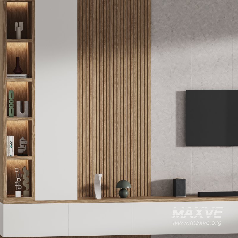 Modern TV Wall 019 - Image 6