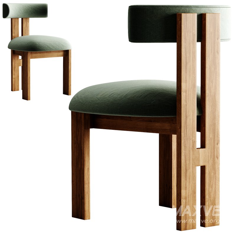 Ceremonie Natural Boucle Dining Chair by Athena Calderone - Image 4