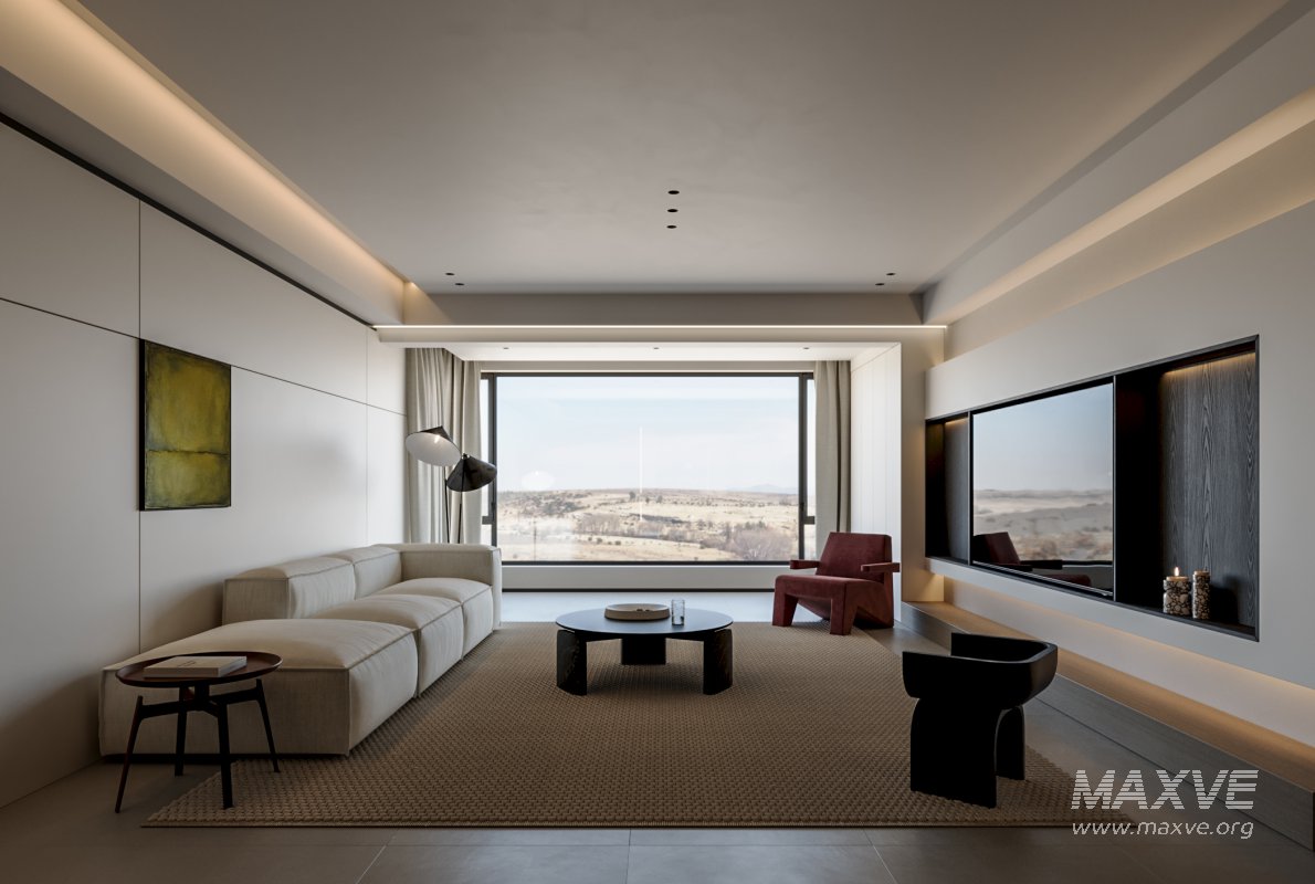 Medieval living room and dining room - Image 1