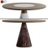 Marilyn Круглый стол из мрамора и ясеня Morelato - Thumbnail 3