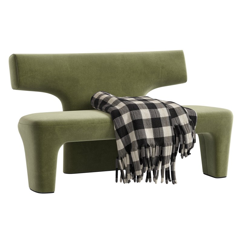 Armless Sofa FURNITURE By LITHO - Image 2