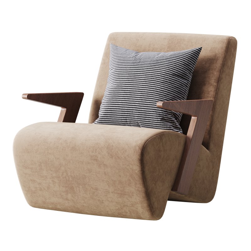 Modern Upholstered Lounge Chair - Image 13