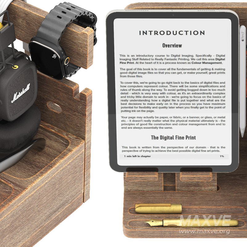 wooden nightstand organizer - Image 5