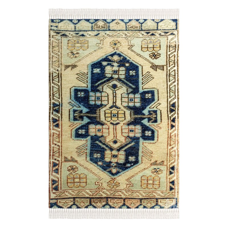 District Loom Vintage Turkish Mini Rug - Image 5