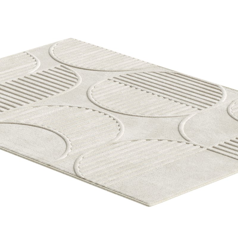 Lotus Leo Rug in Beige - Image 3