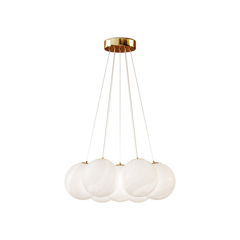 Glass Bubble Chandelier - Image 3