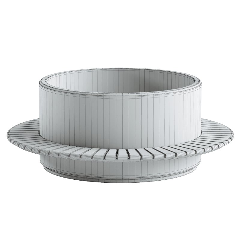 ROUND PLANTER BENCH 342 - Image 2