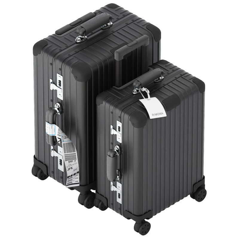 suitcase rimowa classic cabin in black - Image 6