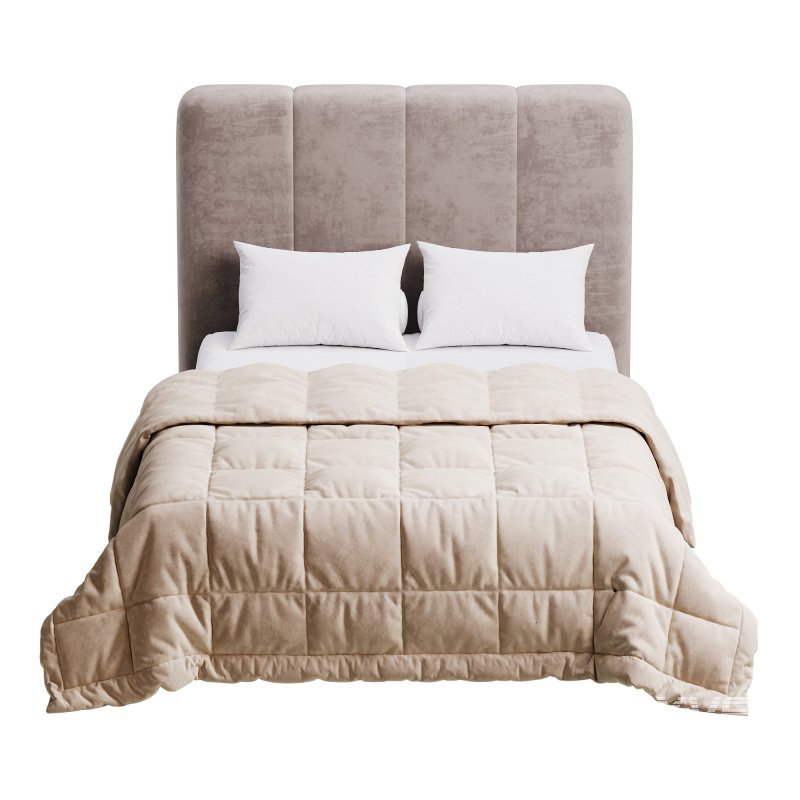 Modern Fabric Storage Panel Bed - Image 5