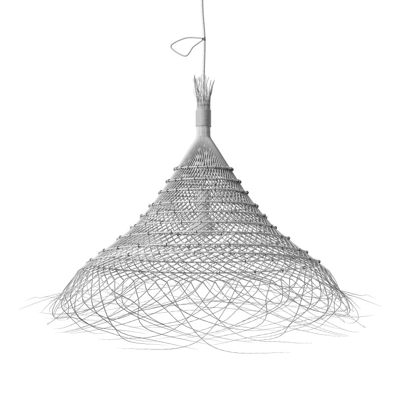 Japan Style Rattan Pendant Light - Image 6