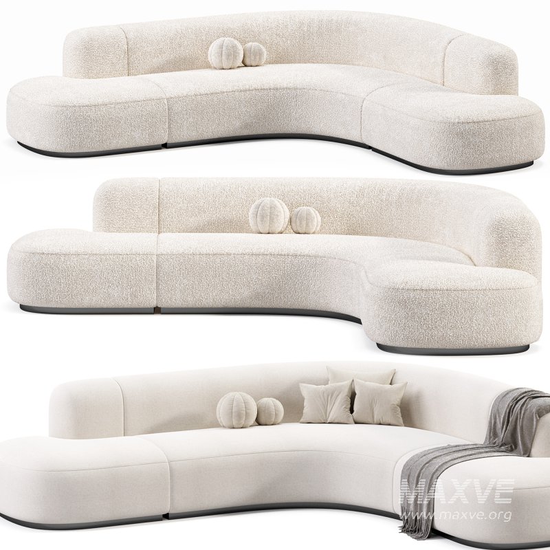 Eichholtz Sofa Bjorn Boucle Sand - Image 5