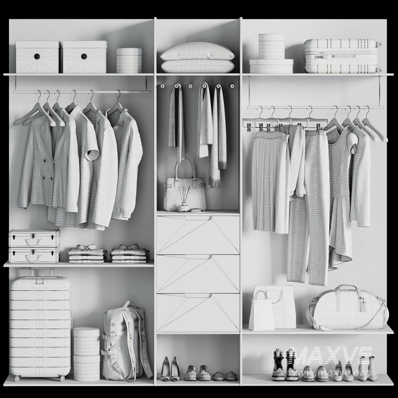 Clothing, shoes and accessories for wardrobe or shop 02 - Image 2