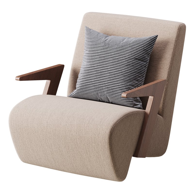 Modern Upholstered Lounge Chair - Image 12
