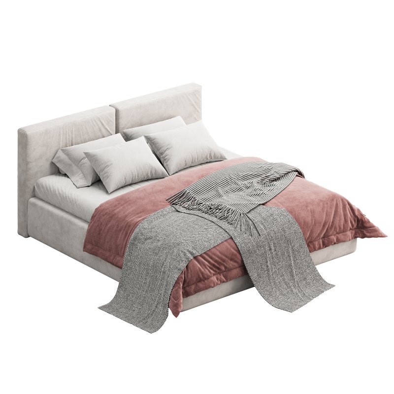 Foster Bed 180 Velvet Smoke - Image 3