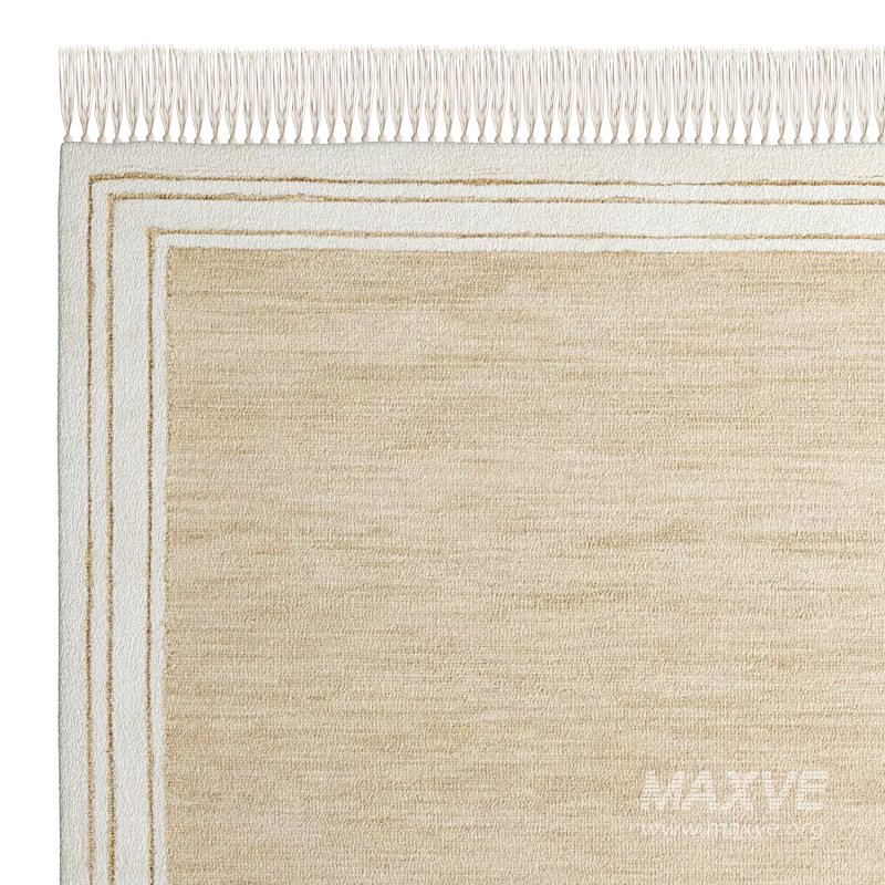 Wool Blend Tufted Tassel Rug - Image 4