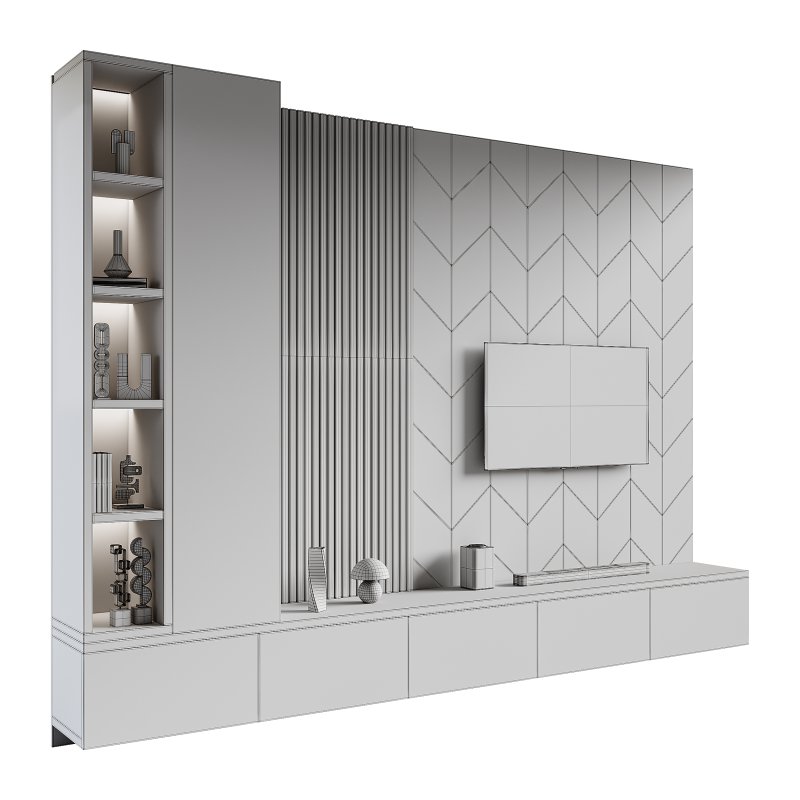 Modern TV Wall 019 - Image 15