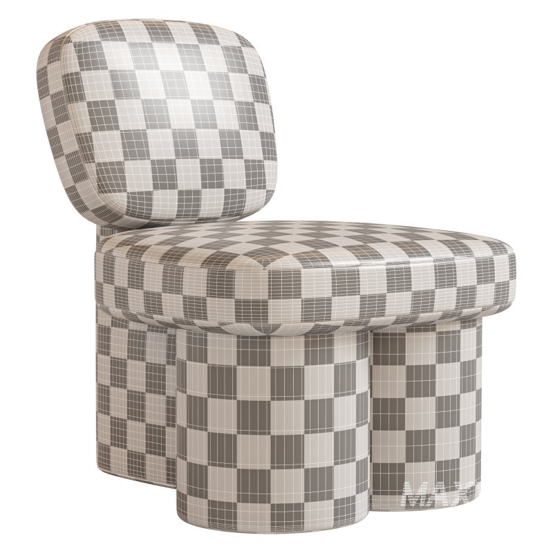 Steel Blue Corduroy Thea Accent Chair - Image 7