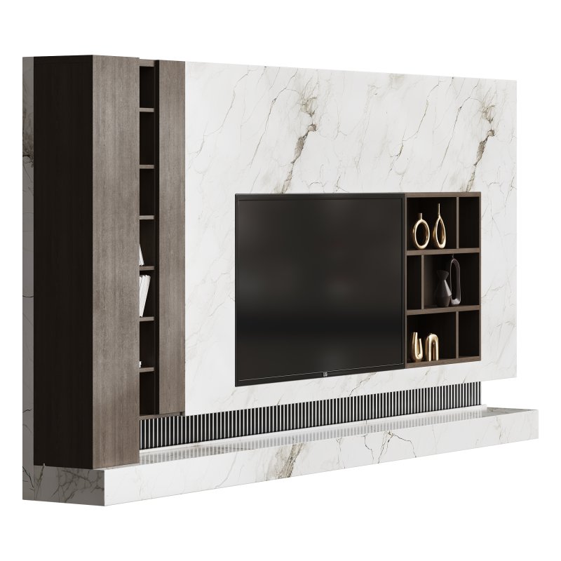 Modern TV Wall 01 - Image 5