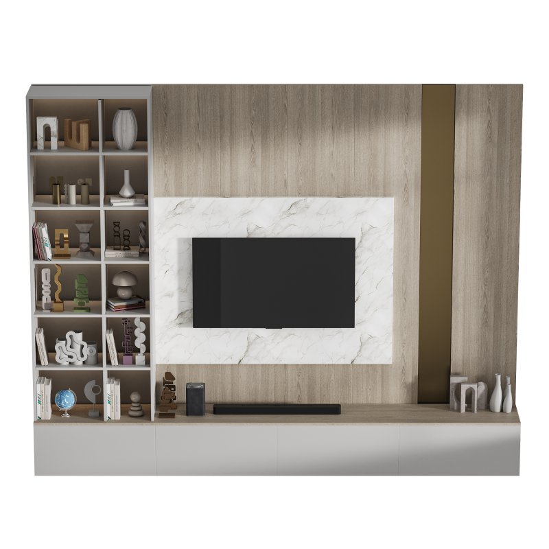 Modern TV Wall 039 - Image 4