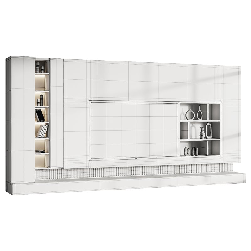 Modern TV Wall 01 - Image 14