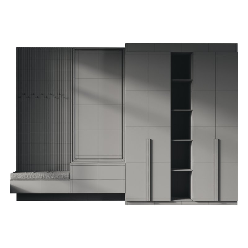 Hallway area with a minimalistic hanger 3 - Image 13