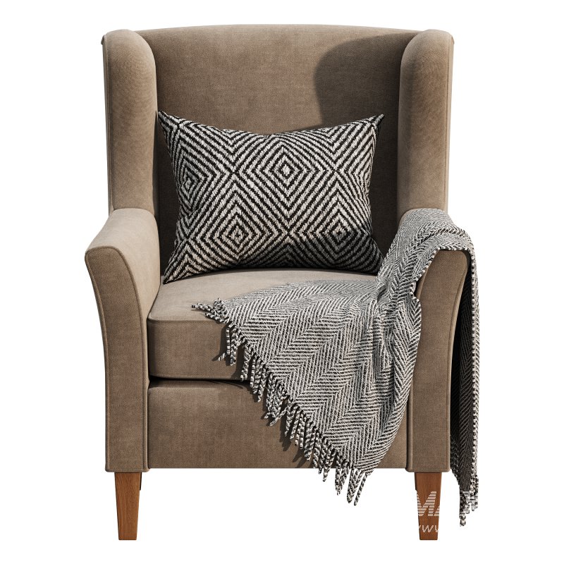 Ottoman Biscuit Armchair - Image 8