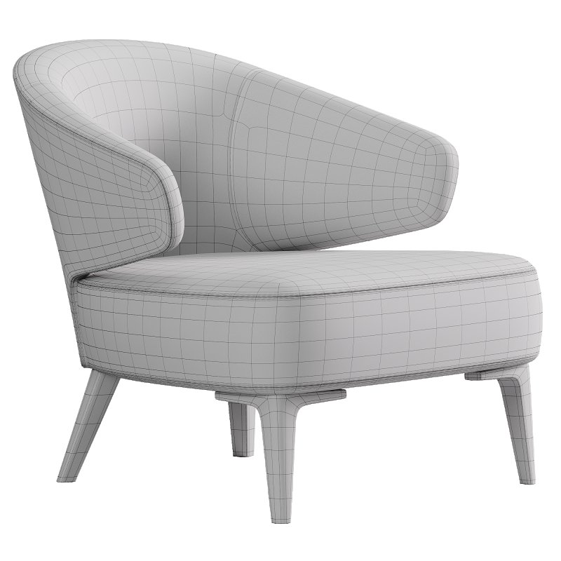 Aston Armchair By Minotti - Image 5