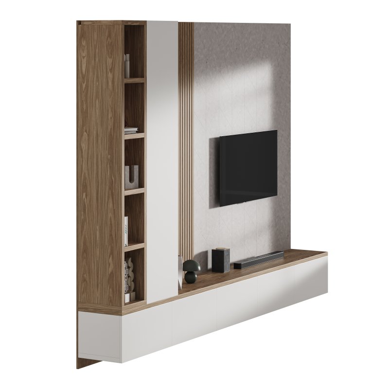 Modern TV Wall 019 - Image 7