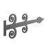 Wrought Iron Garage Door Hinges - Thumbnail 8