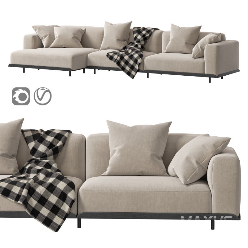 Arflex Claudine L Sofa - Image 3