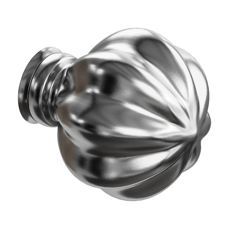 Cabinet Knob Wrought Iron Mission 1.5″ Dia - Image 4