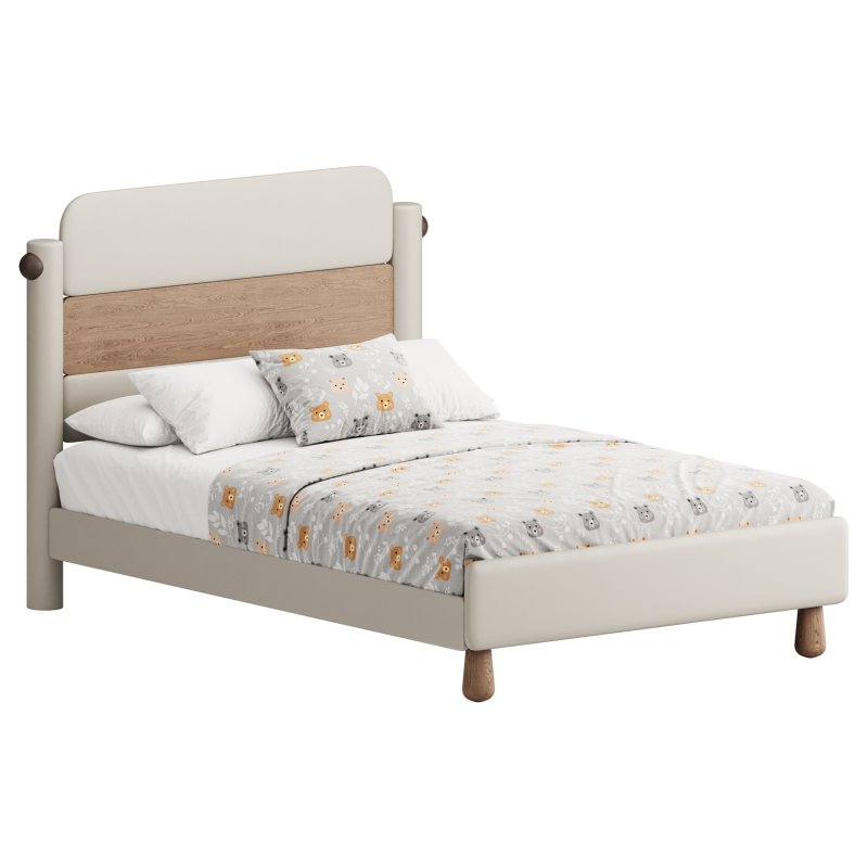 Desiree Childrens Bed White Natural - Image 12