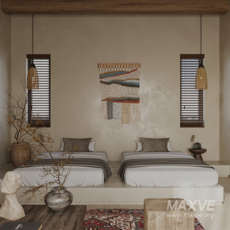 Wabi Sabi double bedroom - Image 5