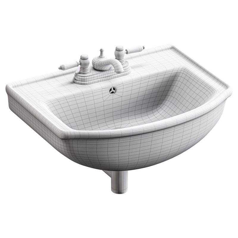 Wall Mounted Bathroom Sink - Image 13
