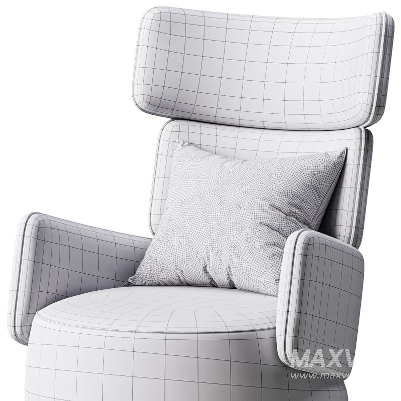 Boris Beige Armchair - Image 16