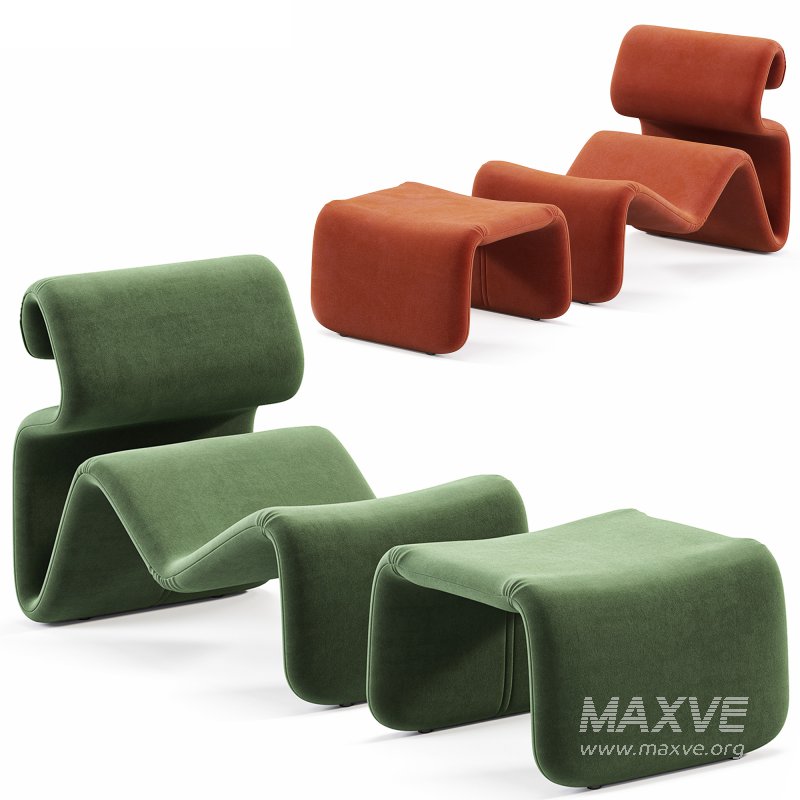 Etcetera Lounge Chair Sand Beige - Image 4