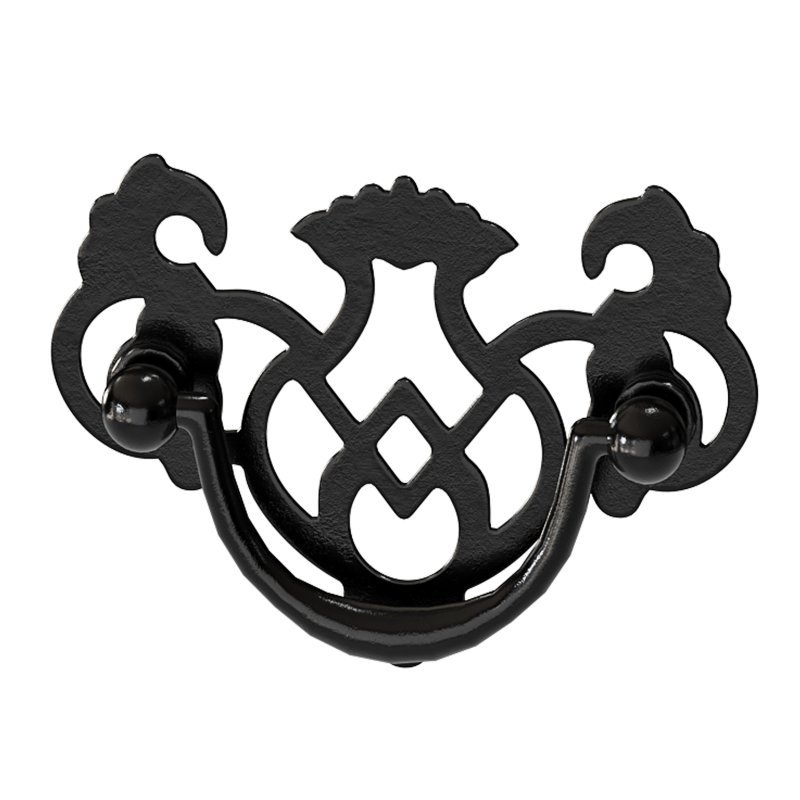 Chippendale Bail Pull Bright Solid Brass - Image 7