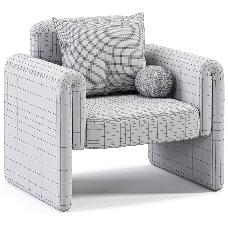 PROMENADE CHAIR IN IVORY BOUCLE - Image 6