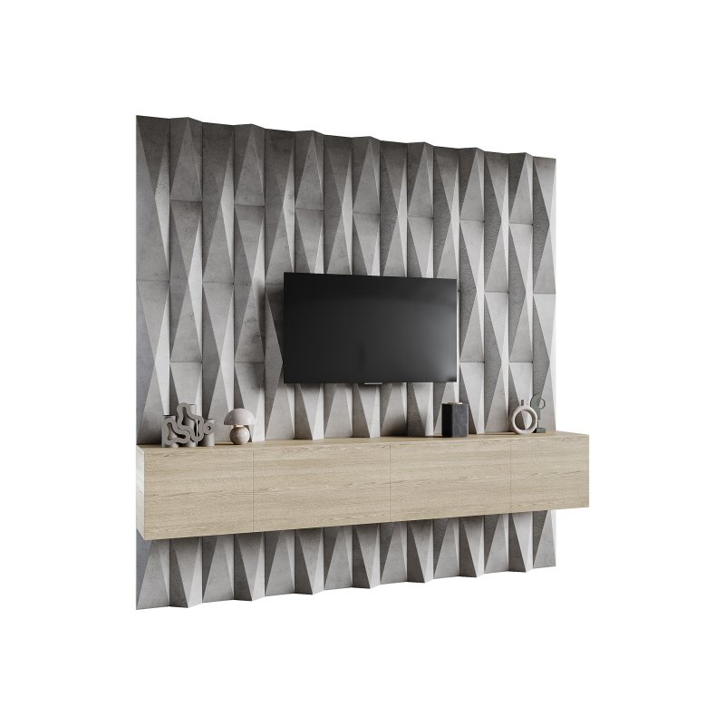Modern TV Wall 018 - Image 1
