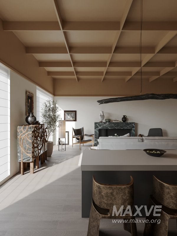 Medieval living room and dining room - Image 2