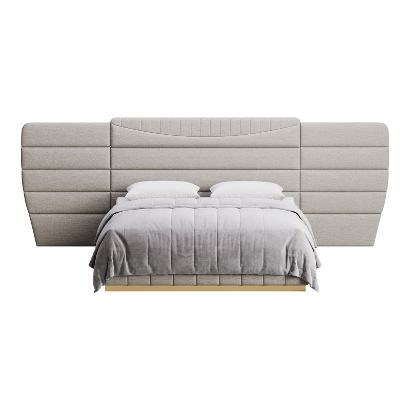 Montecarlo Large Leather Bed - Image 6