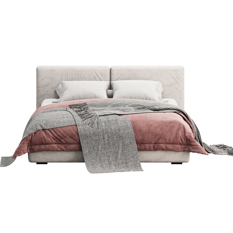 Foster Bed 180 Velvet Smoke - Image 6